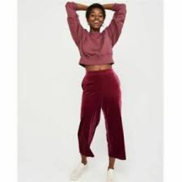 Abercrombie & Fitch Velvet Wide leg Capris - Picture 10 of 10